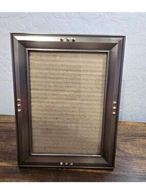 Burnes Of Boston 4x6 Metal Picture Frame With Textured Accents Tabletop